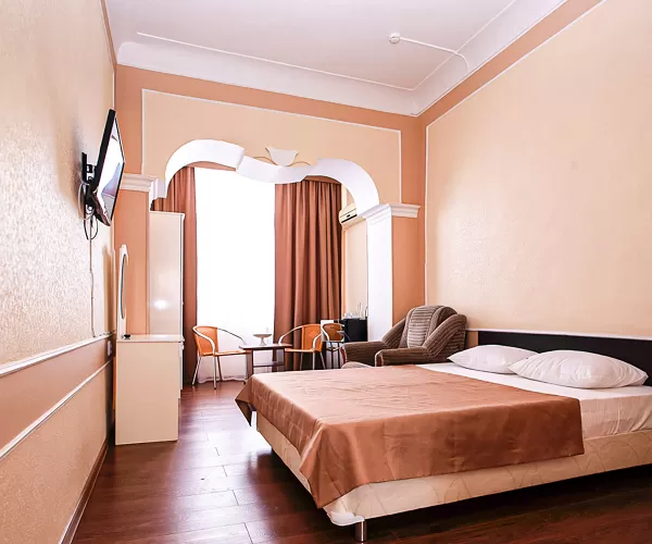 Одноместный однокомнатный номер Стандарт 1-й категории в 1 корпусе в санатории «Здоровье» в г. Железноводске - фотография